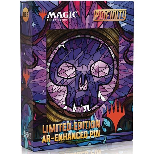 Magic the Gathering Stained Glass - Pantano: Pin de Realidad Aumentada de Edición Limitada (Juguetes)