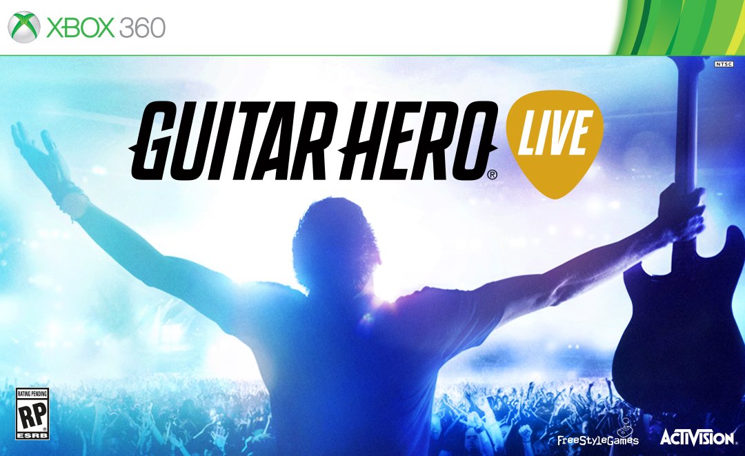 Paquete de guitarra Guitar Hero Live (Xbox 360)