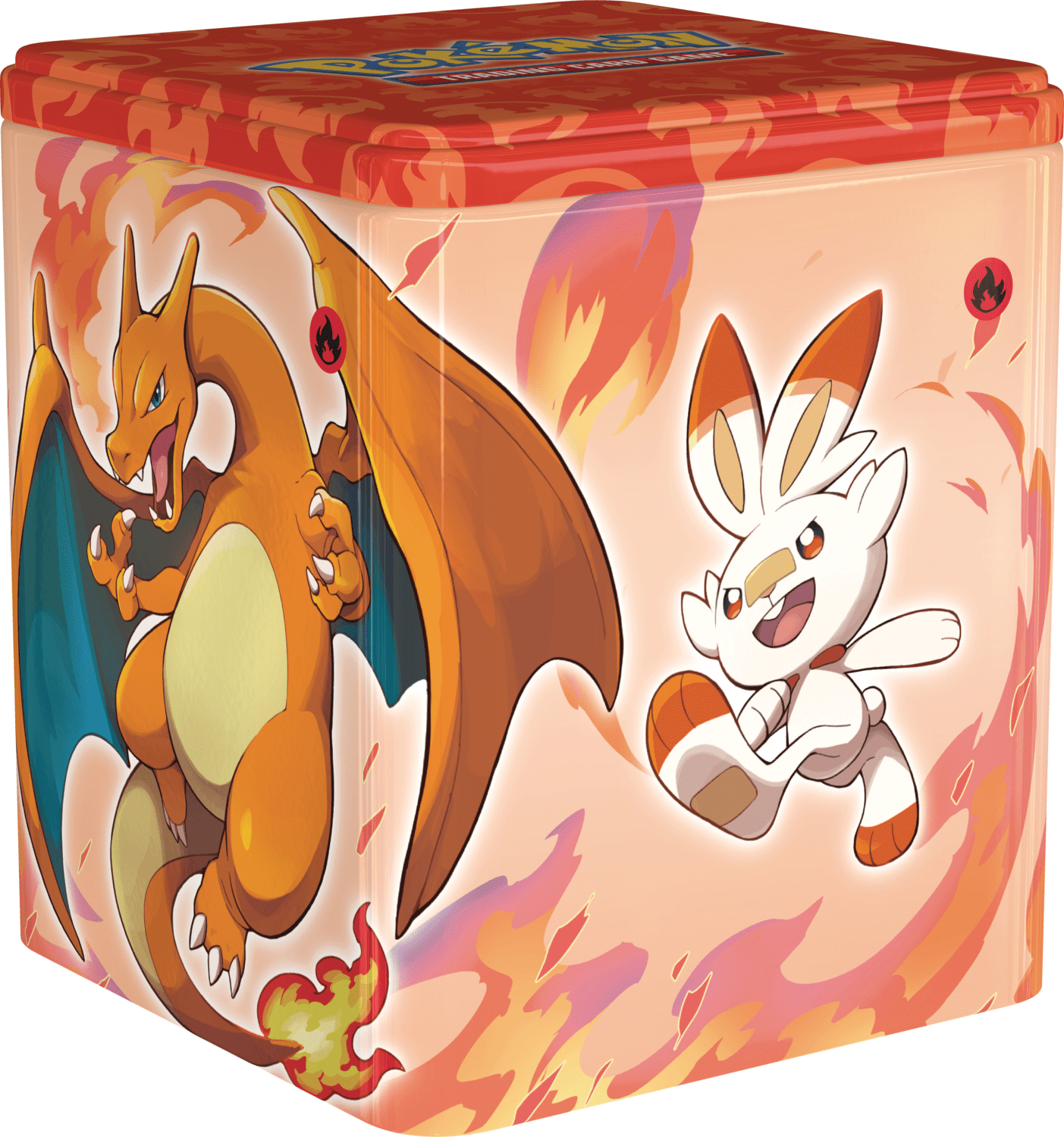 Pokémon TCG: Lata apilable: Lucha/Fuego/Oscuridad (Juguetes)