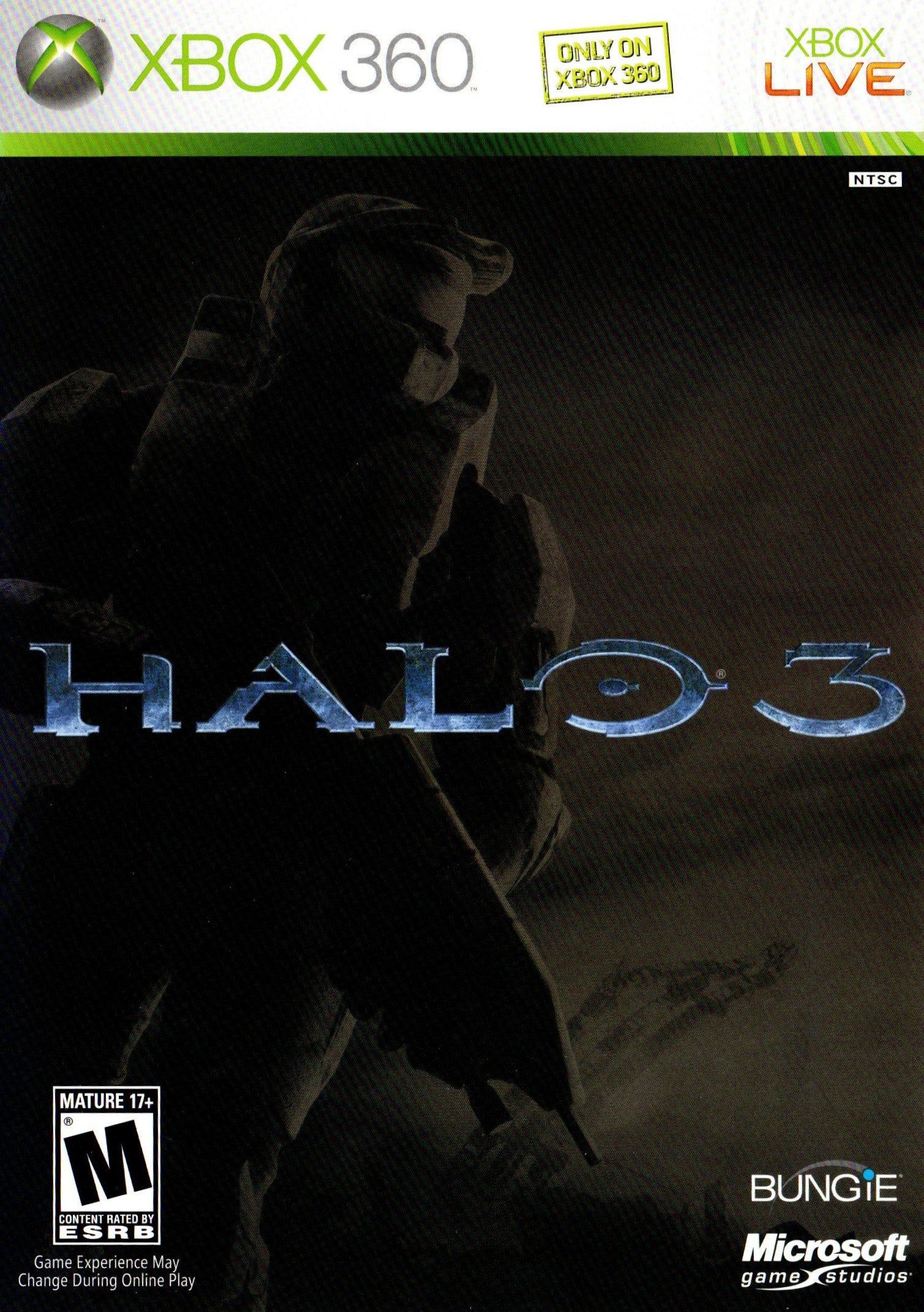 Halo 3: Legendary Black Cover Variant (Xbox 360) - Main Image