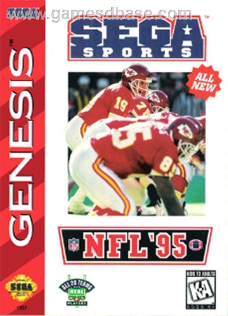 J2Games.com | NFL '95 (Sega Genesis) (Pre-Played - Game Only).