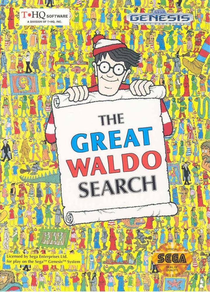 J2Games.com | Great Waldo Search (Sega Genesis) (Pre-Played - CIB - Good).