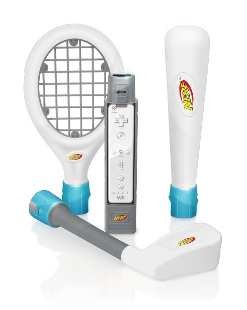 Nintendo Wii Bundle with Wii Sports and Nerf Accessory Pack (Wii) (Game System)