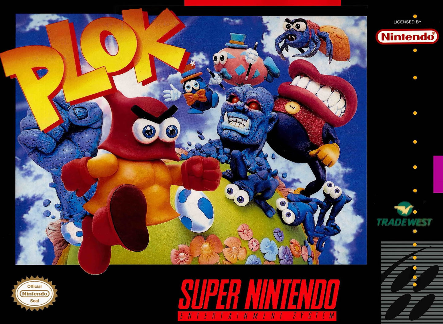 J2Games.com | Plok (Super Nintendo) (Pre-Played - Game Only).