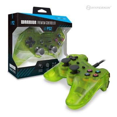 J2Games.com | Warrior Premium Controller for PS2 Green (Hyperkin) (Brand New).
