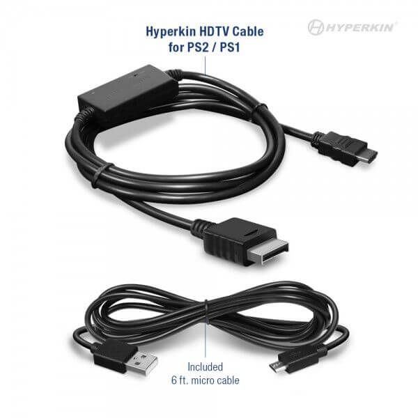 Cable HDTV para Playstation 1/Playstation 2 (Hyperkin)