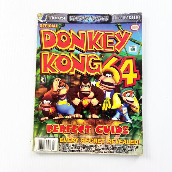 Official Donkey Kong 64 Perfect Guide Versus Books Volume 10 (Books)