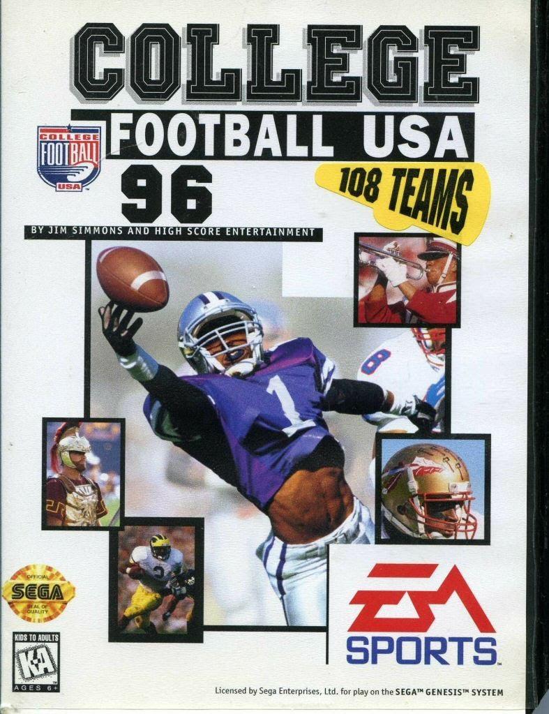 J2Games.com | College Football USA 96 (Sega Genesis) (Pre-Played - Game Only).