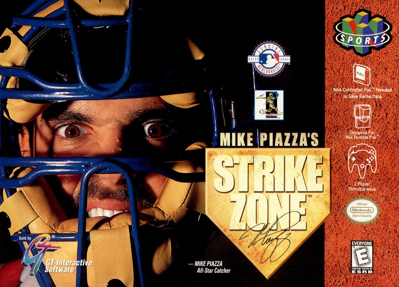 J2Games.com | Mike Piazza's StrikeZone (Nintendo 64) (Pre-Played - Game Only).