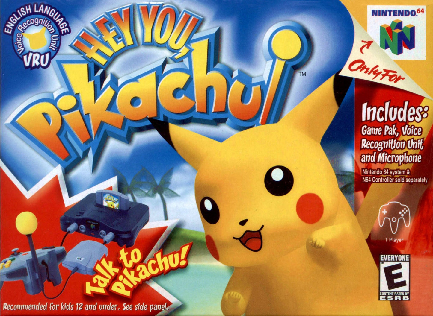 J2Games.com | Hey You Pikachu (Nintendo 64) (Pre-Played - Game Only).