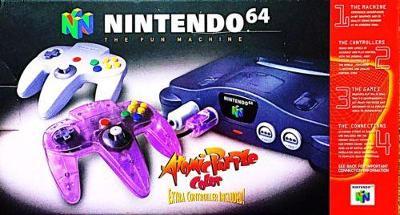 Nintendo 64 system with Atomic Purple Controller (Nintendo 64