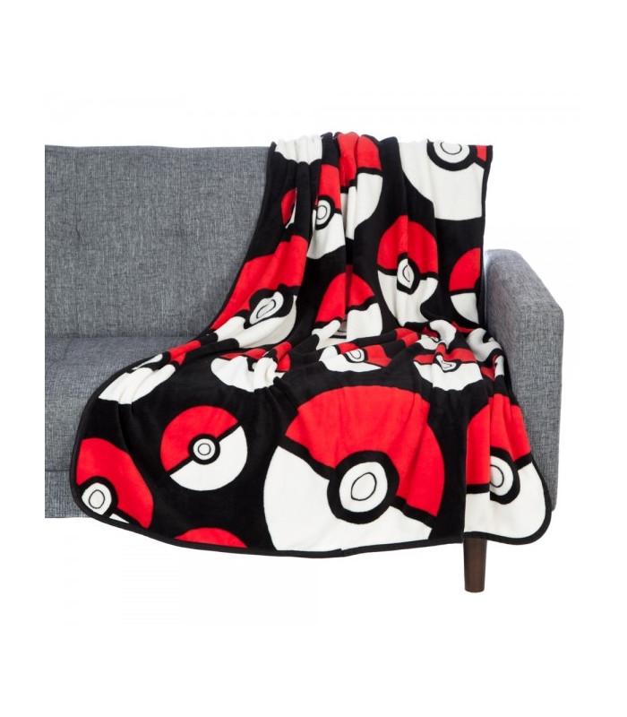 J2Games.com | Throw Blanket - Pokemon Pokeball (Brand New).