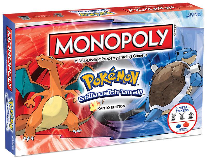 J2Games.com | Monopoly Pokemon: Kanto Edition (USAopoly) (Brand New).