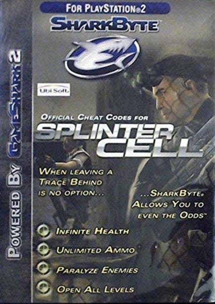 GameShark 2 V 1.1 con disco de trucos Splinter Cell (Playstation 2)