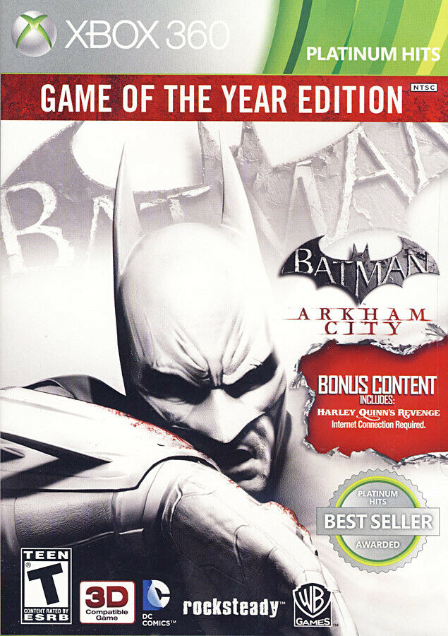 Batman: Arkham City Edición Juego del Año (Éxitos Platino) (Xbox 360)