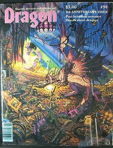 J2Games.com | Dragon Magazine Issue #98 Vol X, No 1 June 1985 (Pre-Owned) (Pre-Played - CIB - Good).