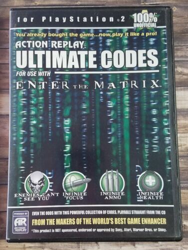 Códigos de Action Replay Ultimate: Enter The Matrix (Playstation 2)