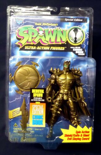 McFarlane Spawn Edición especial Gold Medieval Spawn (Juguetes)