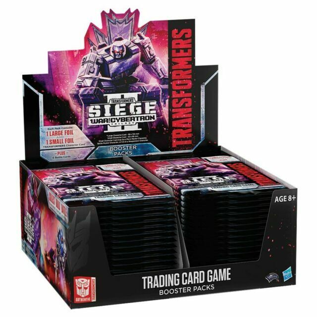 transformers tcg booster box Transformers TCG War for Cybertron Siege I Booster Pack