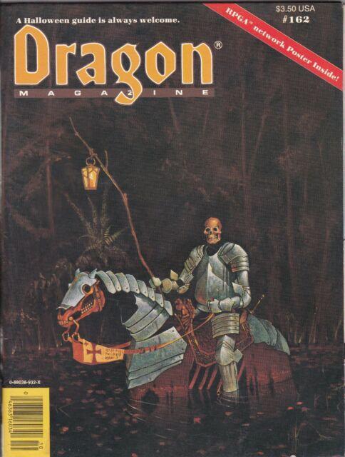 J2Games.com | Dragon Magazine Issue #162 Vol XV, No 5 October 1990 (Pre-Owned) (Pre-Played - CIB - Good).