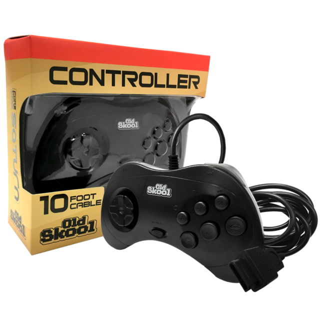 J2Games.com | Sega Saturn Controller (Old Skool) (Brand New).