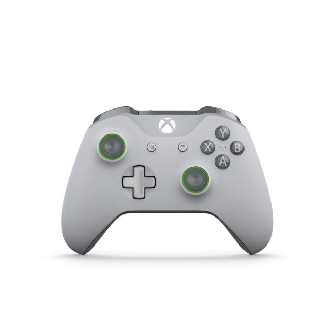 Consola Xbox One S de 500 GB blanca con mando verde y gris reacondicionado (Xbox One)