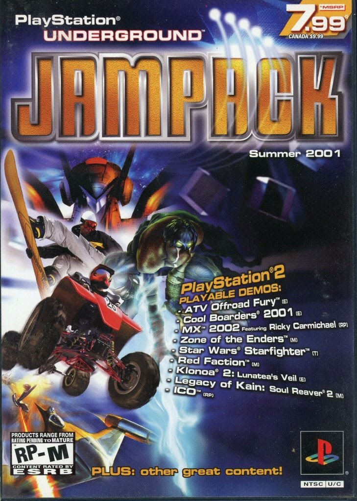 PlayStation Underground JamPack: Verano de 2001 (Playstation 2)