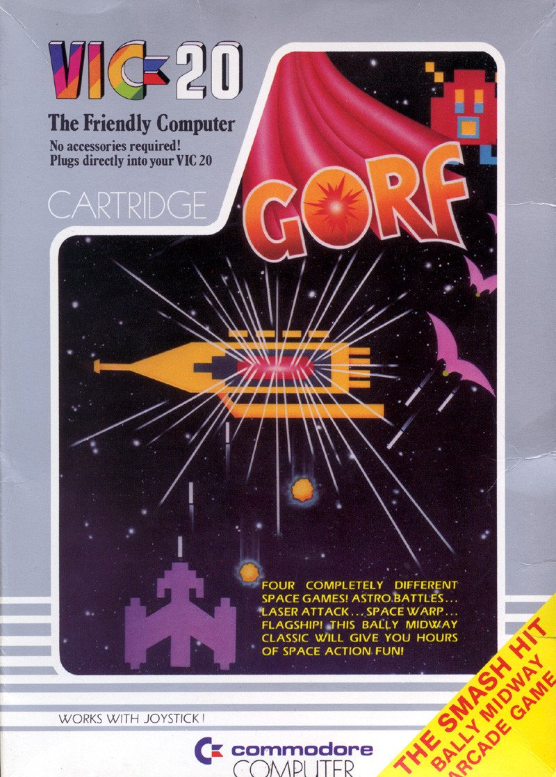 J2Games.com | Gorf (Commodore Vic 20) (Pre-Played - Game Only).