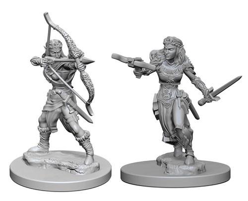 D&D Minis: Wave 1- Elf Female Ranger (D&D)