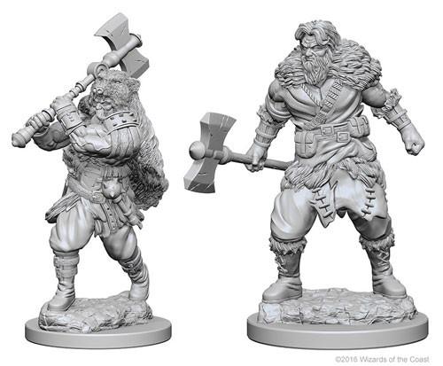 D&D Minis: Ola 1 - Bárbaro humano (D&D)