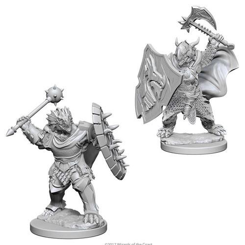 D&D Minis: Wave 4- Dragonborn Male Paladin (D&D)