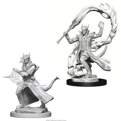 D&D Minis: Ola 4- Hechicero masculino Tiefling (D&D)
