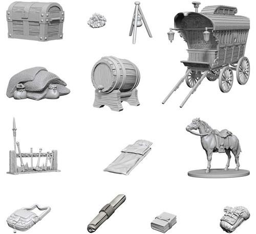 D&D Minis: Ola 4- Campamento de aventureros (D&D)