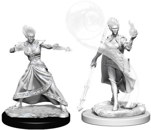 D&D Minis: Wave 5- Fire Genasi Female Wizard (D&D)