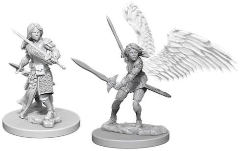 D&D Minis: Wave 5- Aasimar Female Paladin (D&D)