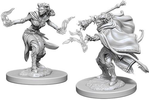 D&D Minis: Ola 6 - Bruja Tiefling femenina (D&D)