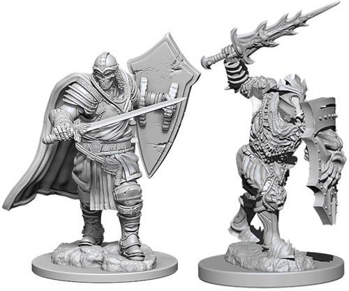 D&D Minis: Ola 6: Caballero de la Muerte y terror con casco (D&D)