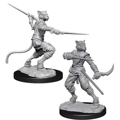 D&D Minis: Wave 7- Male Tabaxi Rogue (D&D)