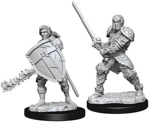 D&D Minis: Wave 8- Male Human Fighter (D&D)