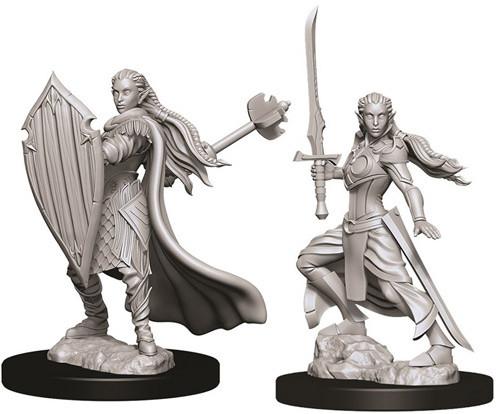 D&D Minis: Wave 9- Female Elf Paladin (D&D)