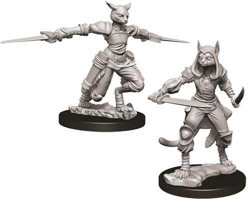 D&D Minis: Wave 9- Female Tabaxi Rogue (D&D)