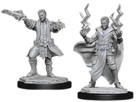 D&D Minis: Wave 12- Male Human Sorcerer (D&D)