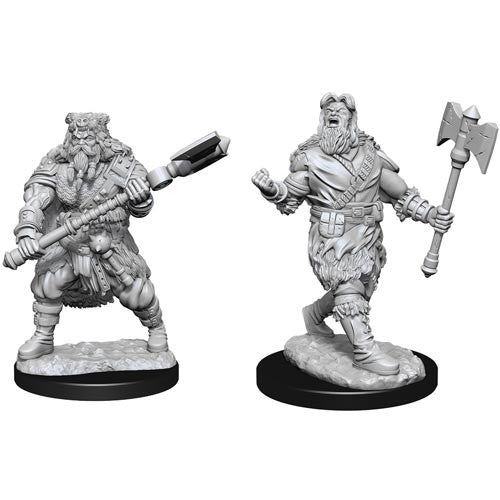 D&D Minis: Wave 14- Human Barbarian Male (D&D)