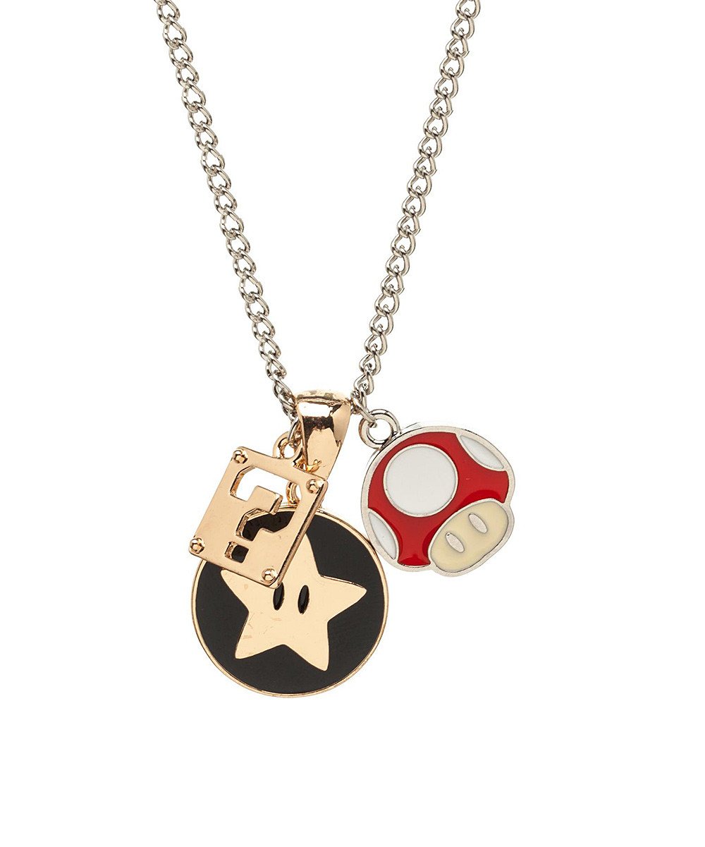 J2Games.com | Necklace Super Mario Charms (Bioworld) (Brand New).