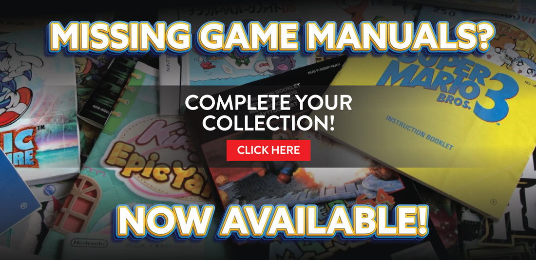 Complete your collection with missing game manuals!