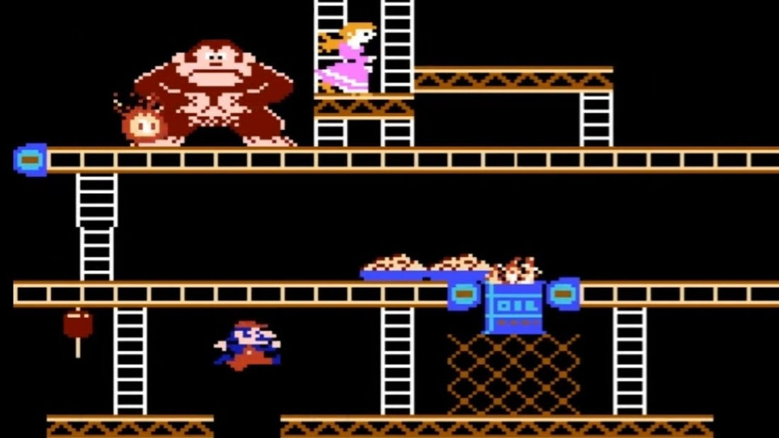 The elusive Cement Mixer level in Donkey Kong