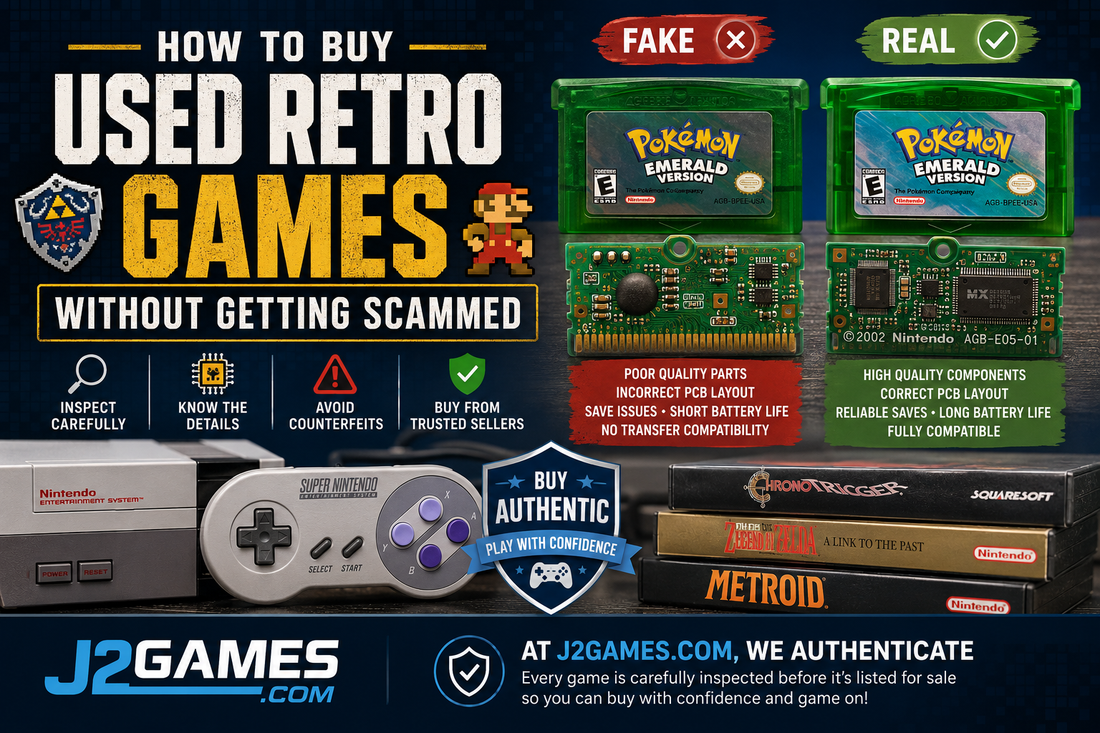 How to Buy Used Retro Games Without Getting Scammed