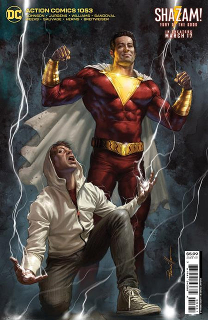 Superman Action Comics #1053 D Lucio Parrillo Shazam Fury Of The Gods Movie Variant Dc (03/28/2023) Dc