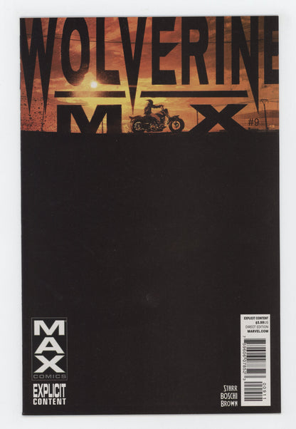 WOLVERINE MAX #9 MARVEL 2013 (MR) Jock Jason Starr