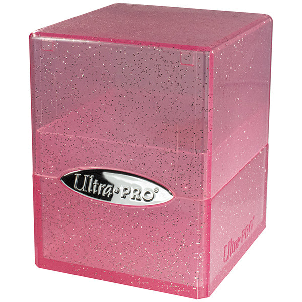 Ultra Pro: Satin Cube Deck Box - Glitter Pink (TCG)